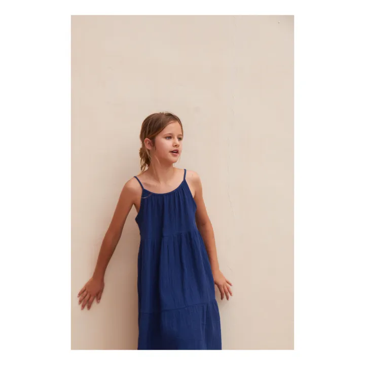 Longlivethequeen Robe Bretelles Fines | Bleu roi
