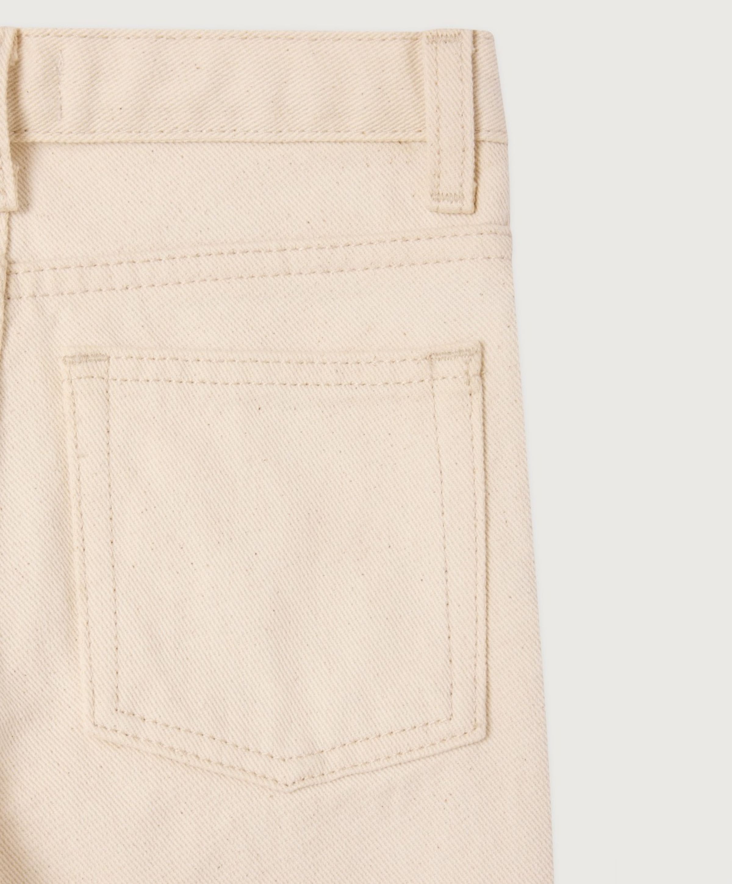American Vintage Snopdog meisjes jeans ecru