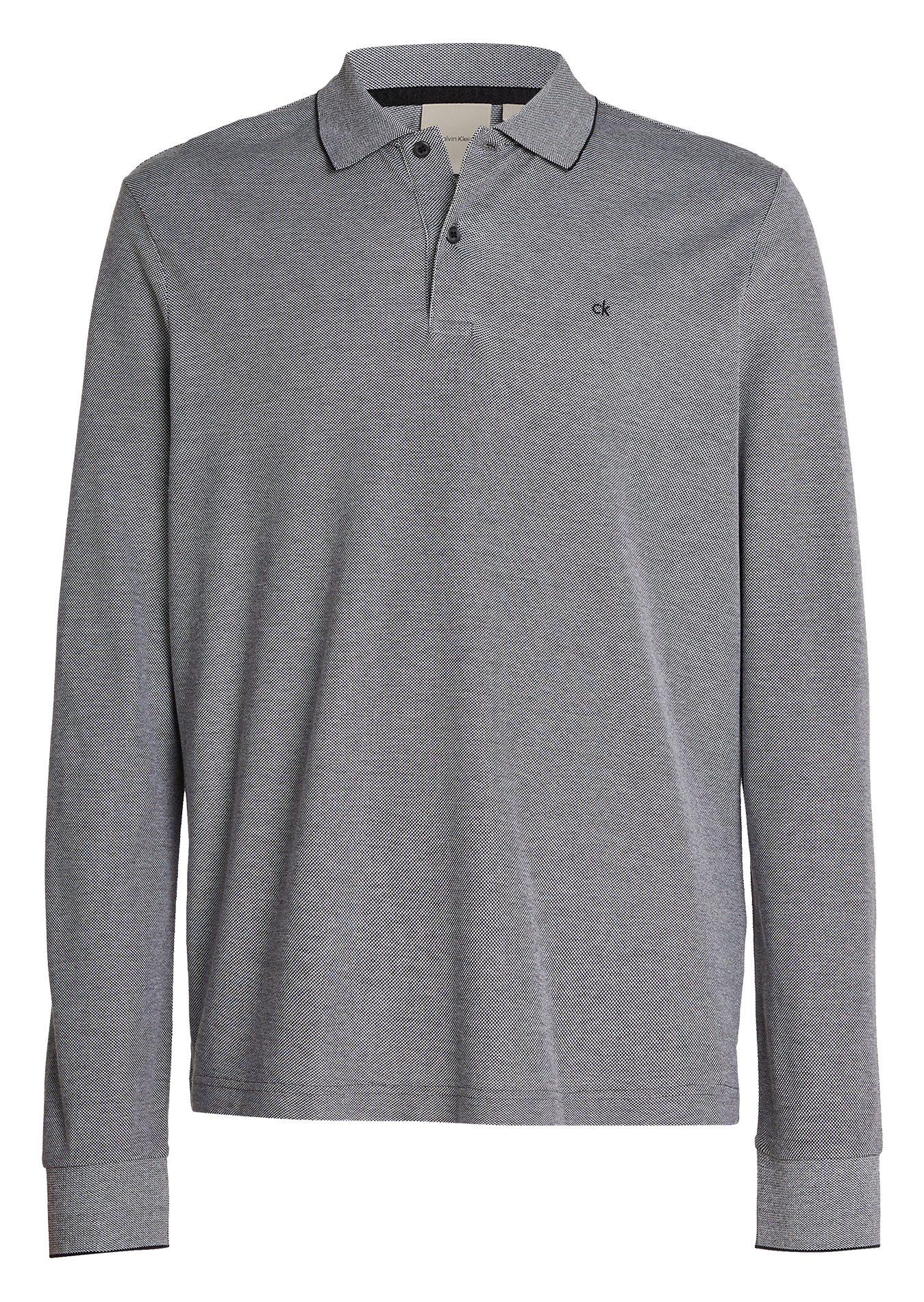 Polo regular-fit en coton bio | Gris