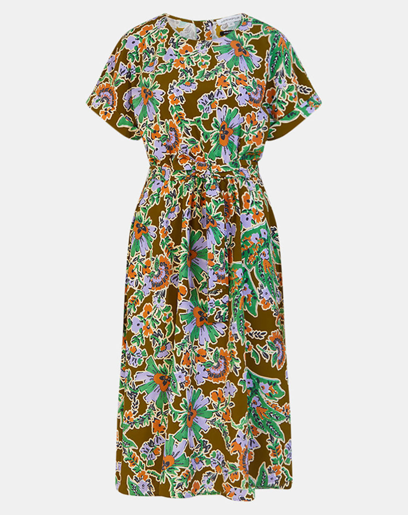 Jodhpur Robe Ricou print fleurs multicolore