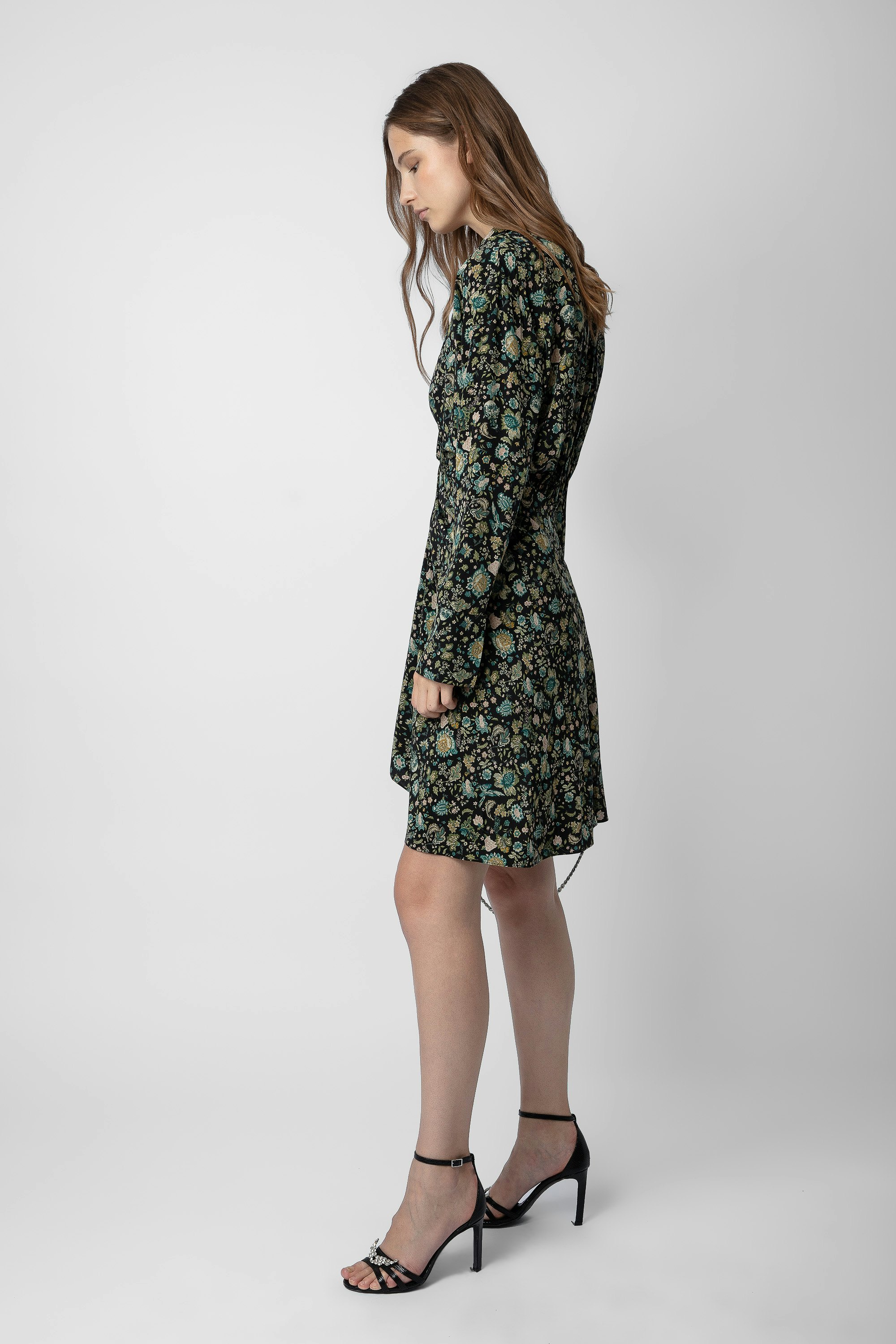 Robe Rozo Soie