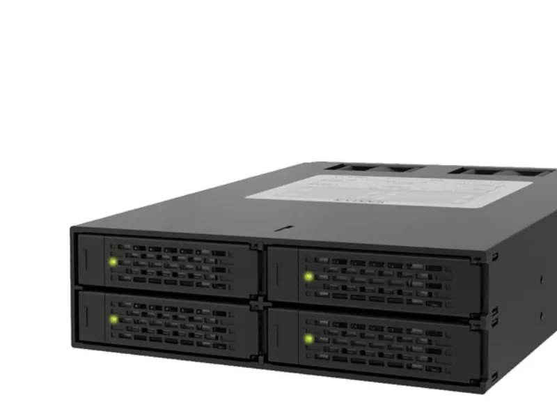 Cremax ICY Dock ToughArmor MB994SP-4SB-1 - Hus til lagringsenhed - SATA 6Gb/s - SATA 6Gb/s - mat sort