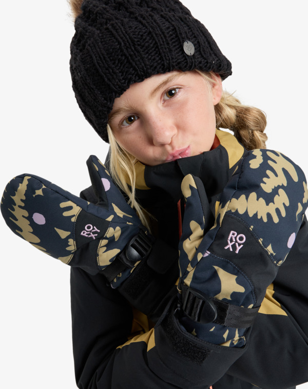 Roxy Jetty Girl Moufles techniques ski/snowboard Beige Fille
