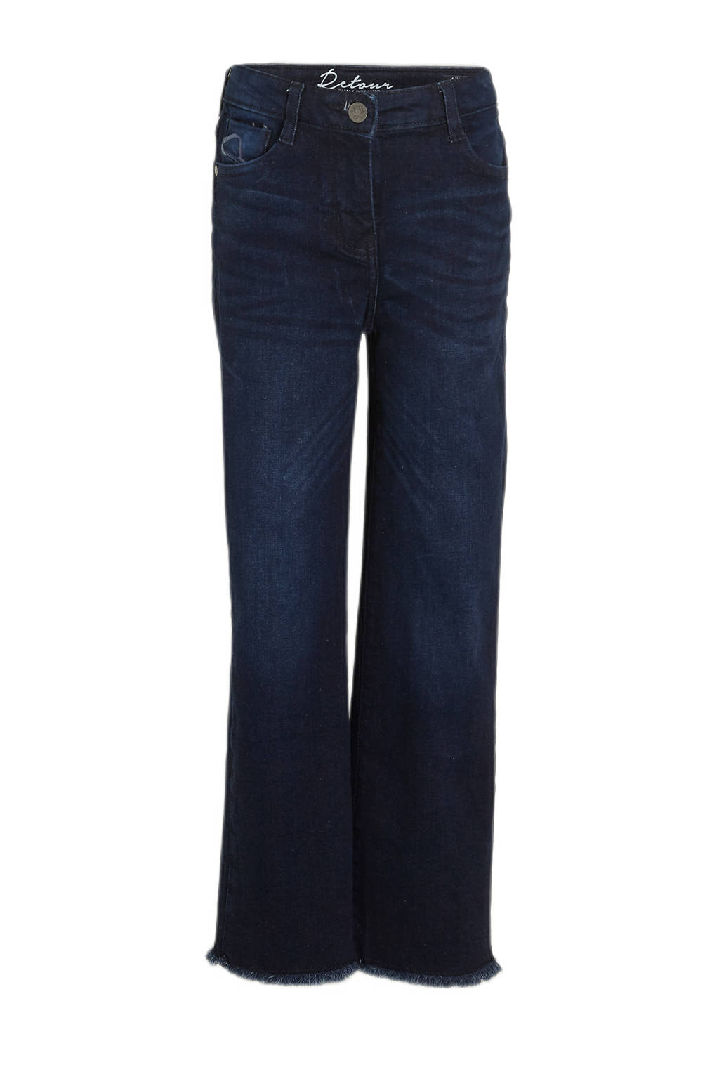 Retour Jeans high waist wide leg jeans Missour raw blue denim