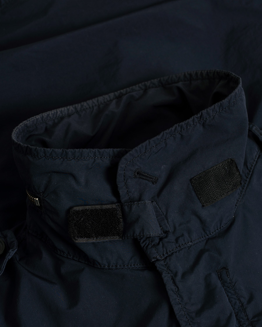 Aspesi Giubotto Garment Dyed Field Jacket Navy S