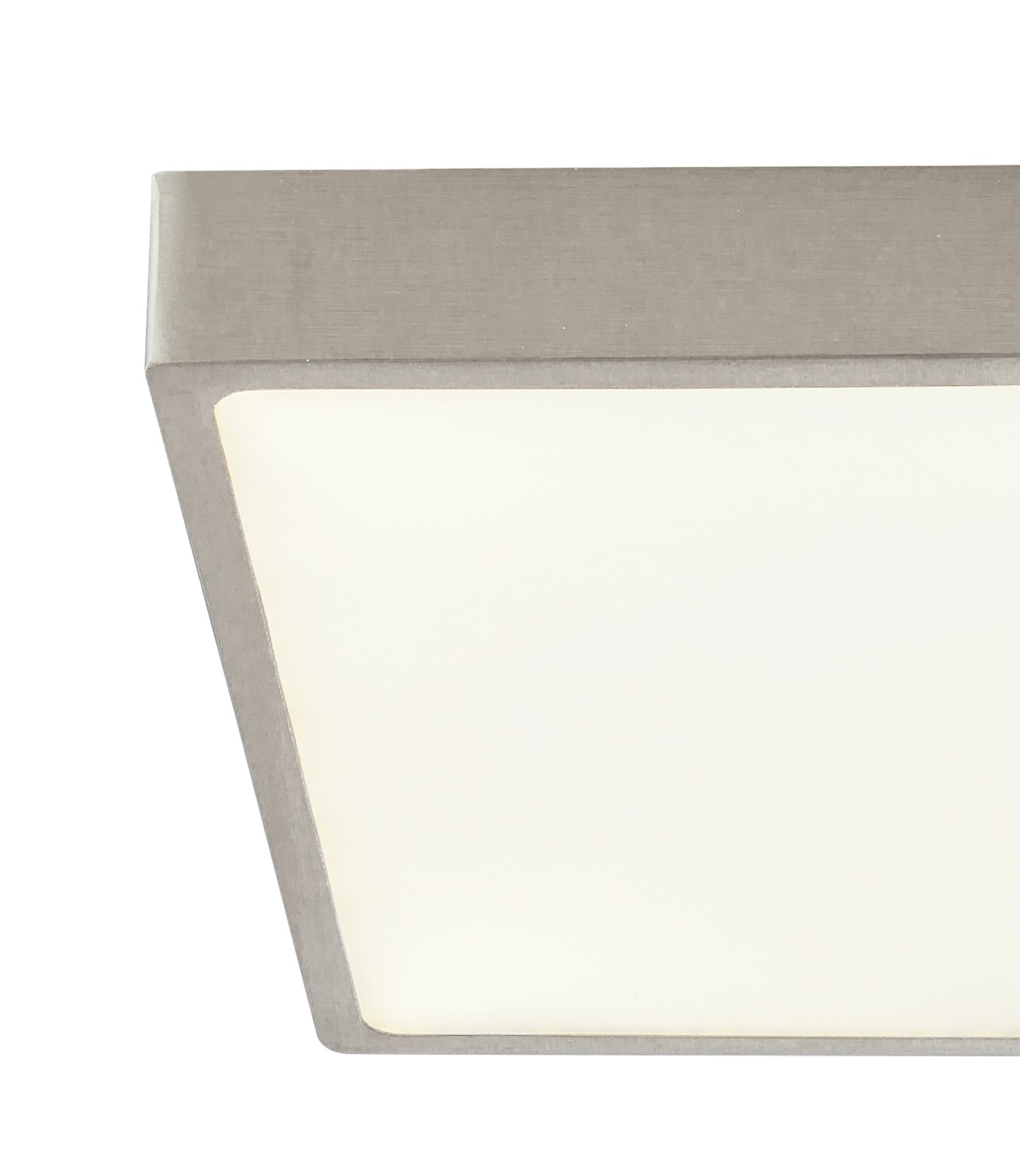 LED-Deckenleuchte - Nickel matt - dimmbar - 17 cm