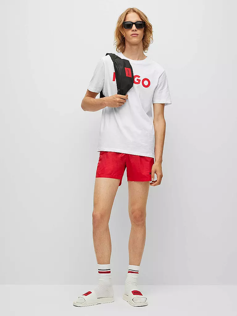 HUGO T-Shirt DULIVIO weiss