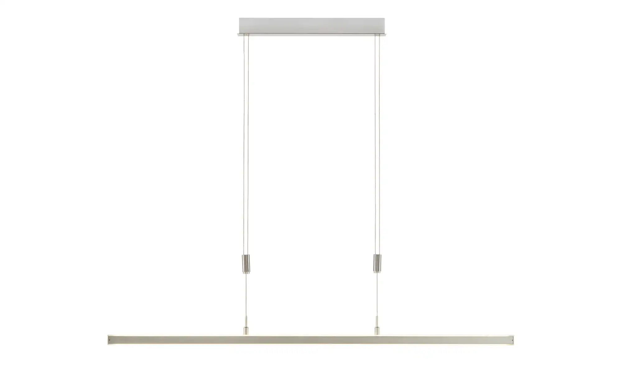 Fischer-Honsel LED-Pendelleuchte, Nickel-matt mit Dimmer