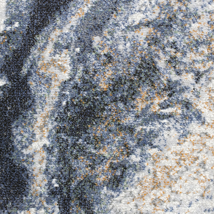 Modern vloerkleed - Aspen Blauw 8656 | Zacht