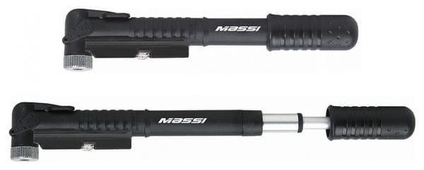 Pompe à Main Massi CM-07 Télescopique Double Shot Noir