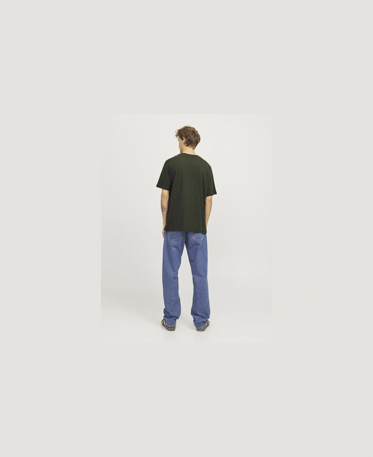 JJ-REBEL JREBLINO TEE SS CREW NECK Kombu green