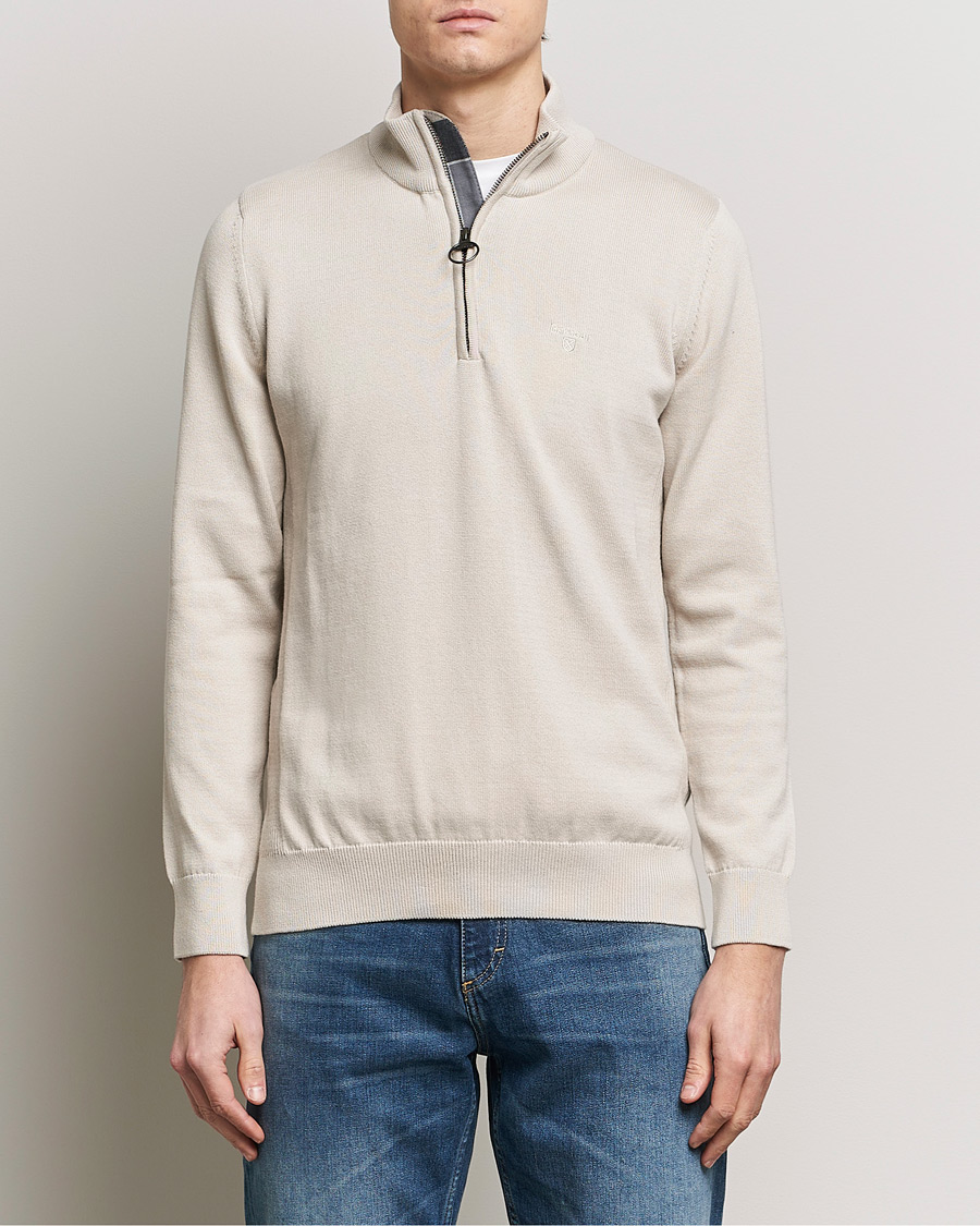 Barbour Lifestyle Cotton Half Zip Mist