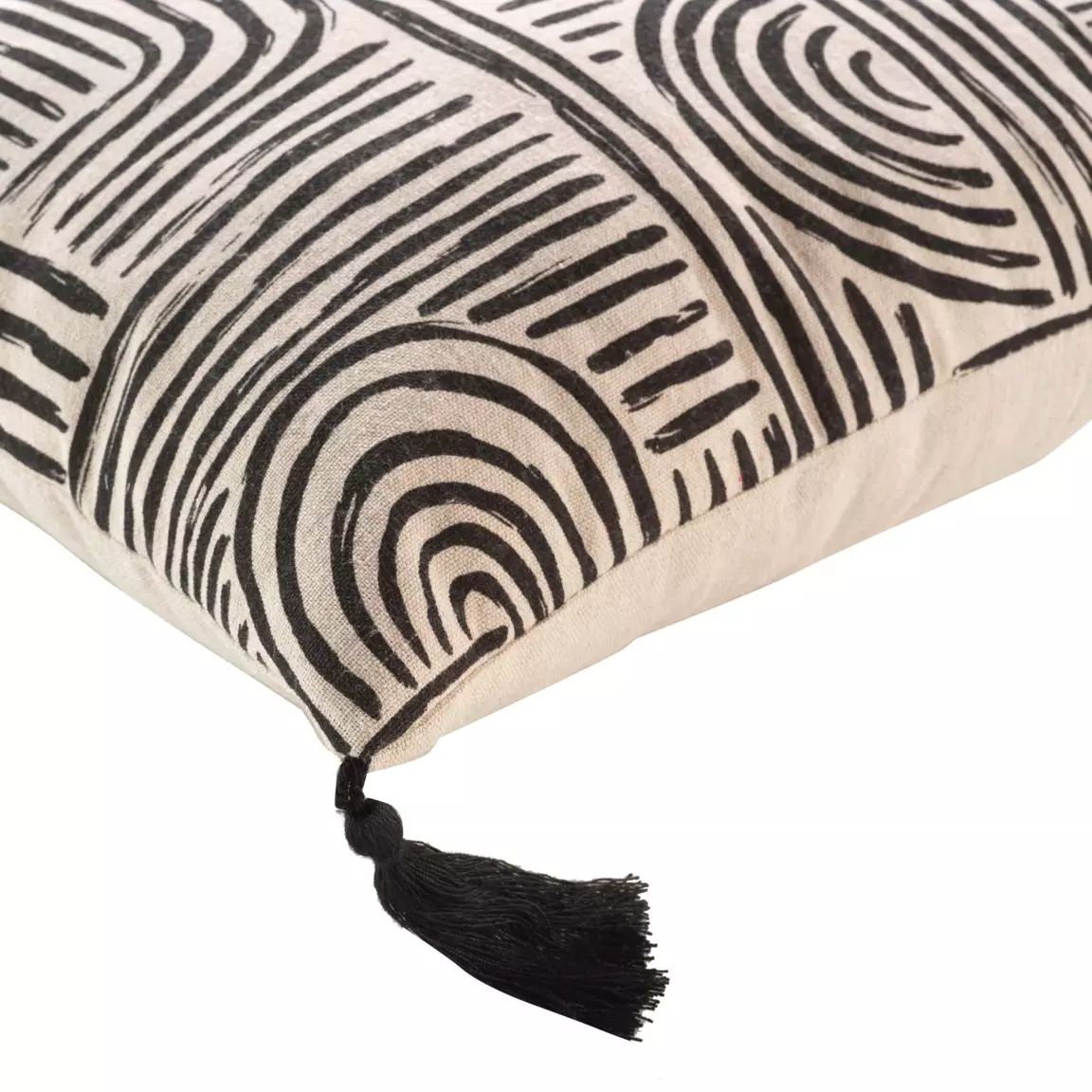 Coussin carré (45 x 45 cm) Pandore Noir