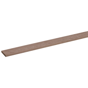 Schaaflat hardhout 4x28 mm, lengte 270 cm