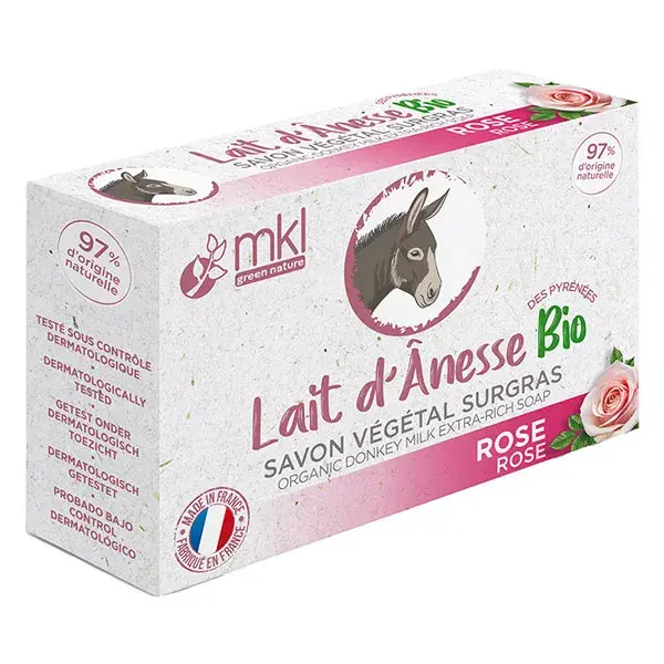 Sabonete de leite de burra rosa MKL 100g