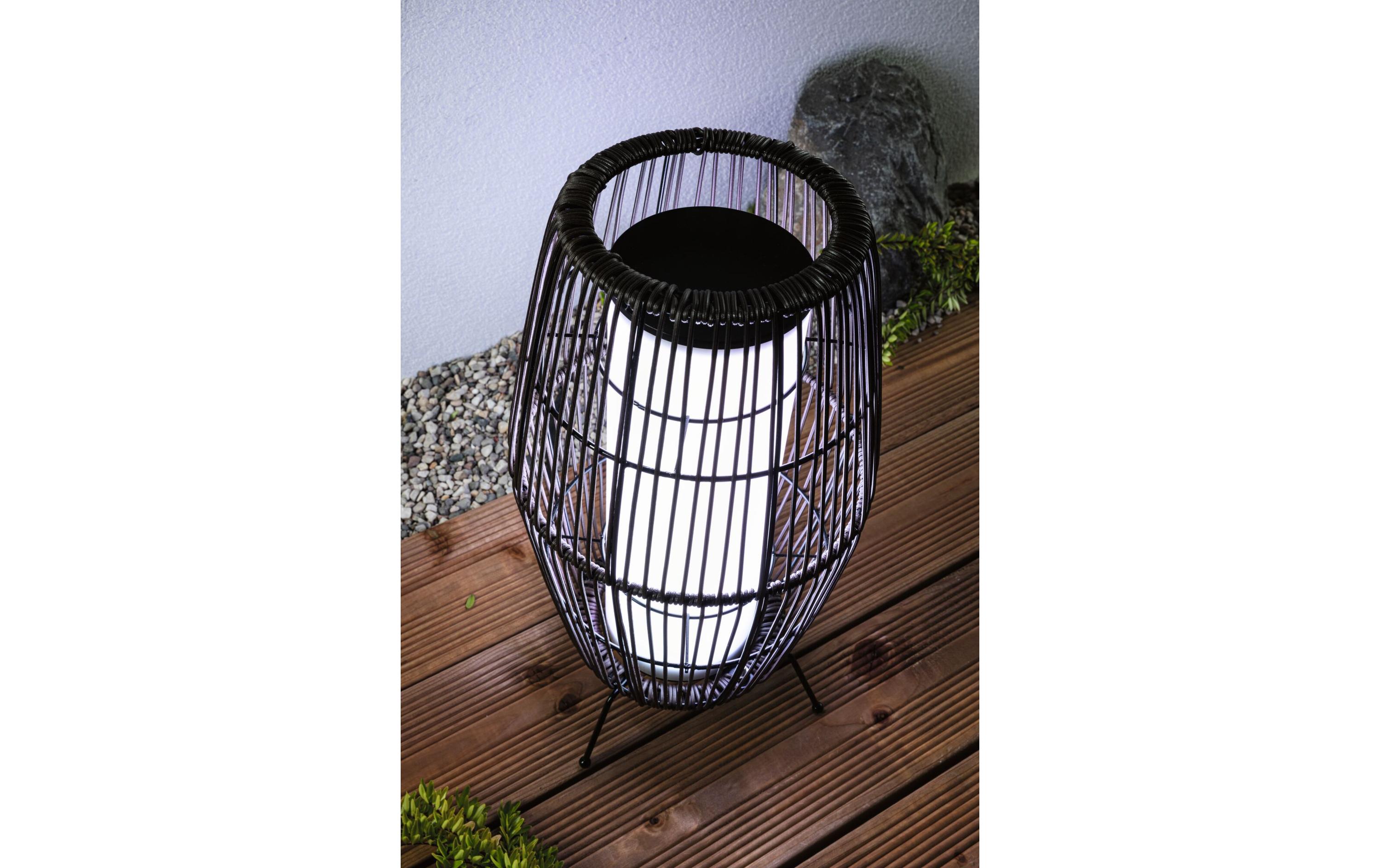 Stehleuchte Plug & Shine Basket, RGBW, 3.2W, Schwarz<br>LED Lichtobjekt