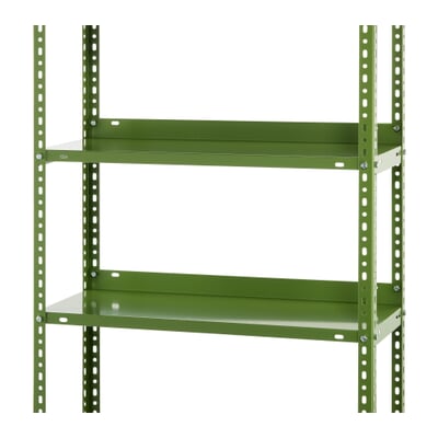 Boden zu Regal Industrie, RAL 6011 Resedagrün