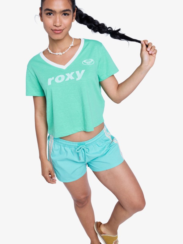 Always Lucky T-shirt court Vert Femme