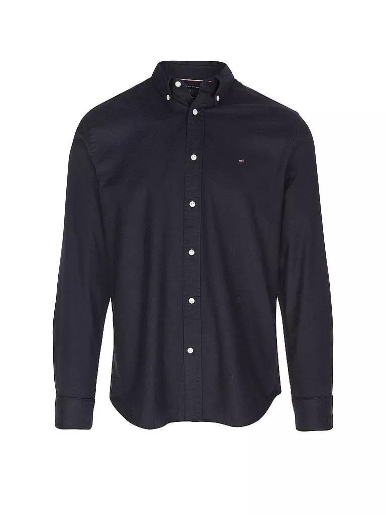 TOMMY HILFIGER Hemd Regular Fit blau