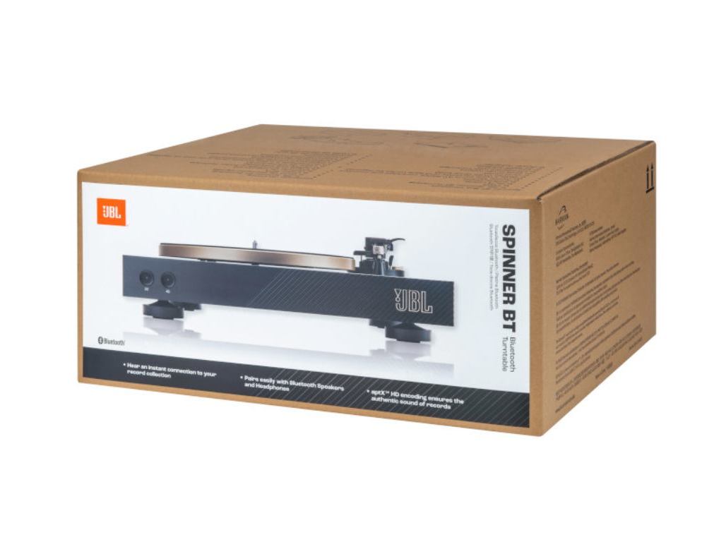 GIRA DISCOS JBL SPINNER BT GLD PRETO&DOURADO