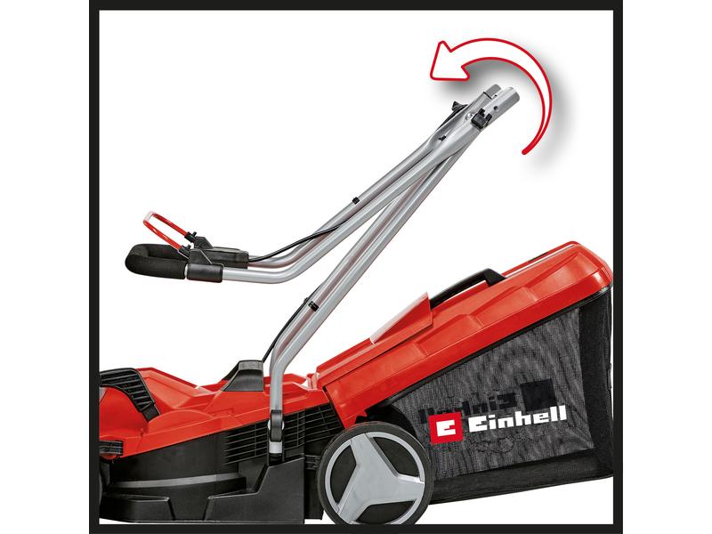Einhell Akku-Rasenmäher GE-CM 18/33 Li-Solo Akkubetriebene Rasenmäher
