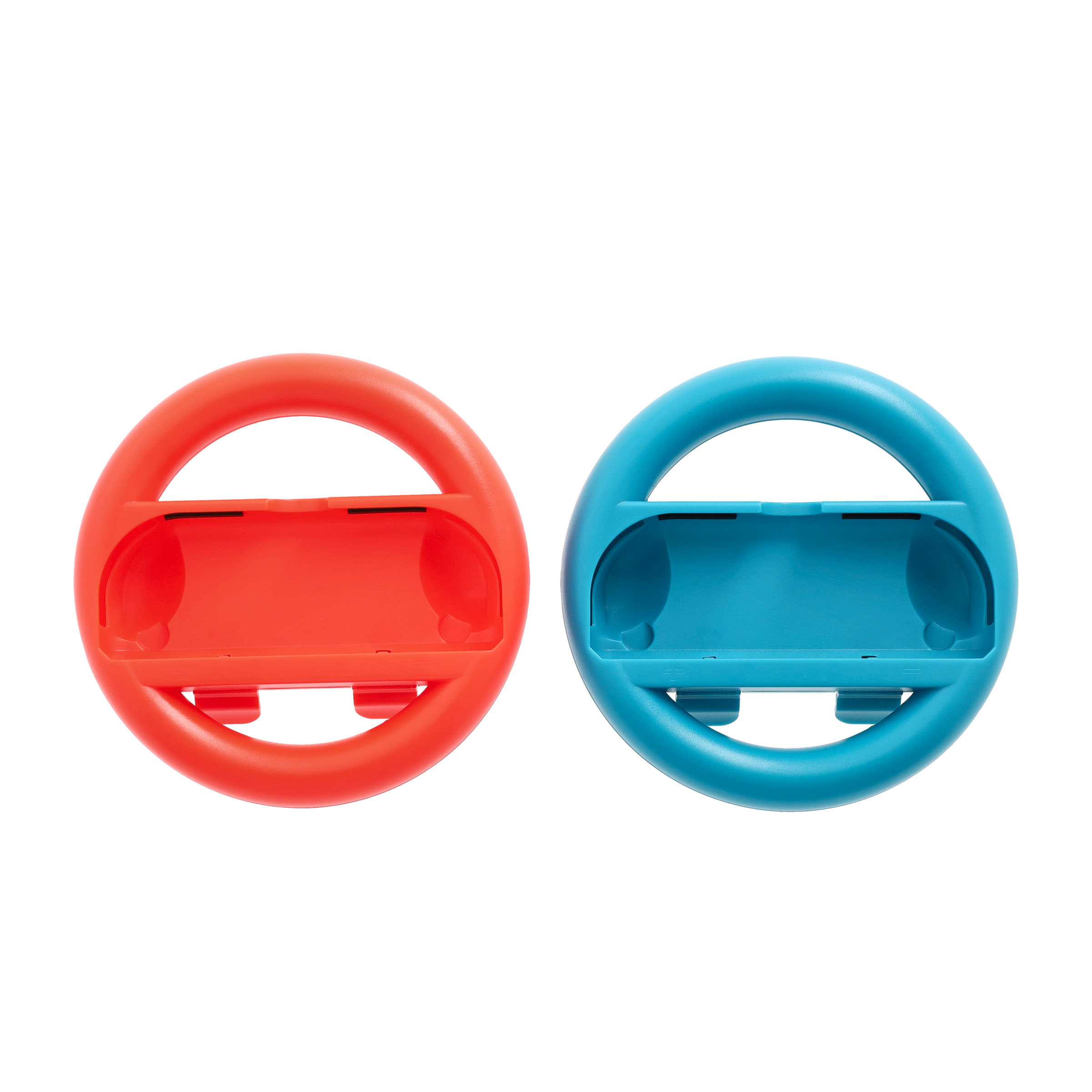 (2er Set) Nintendo Switch / OLED Racing Wheel Lenkrad Joy-Con Controller - Rot / Blau