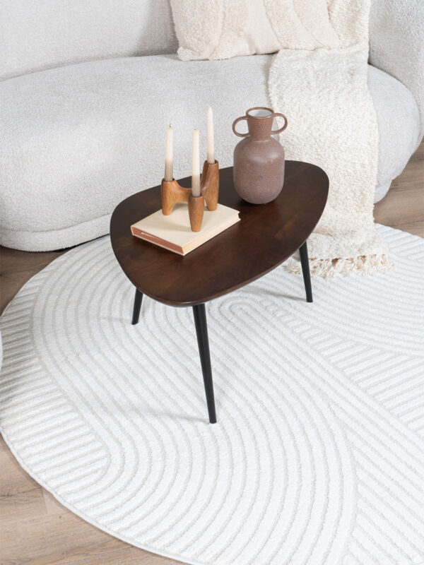 Vloerkleed Ella cream rond ø160 cm