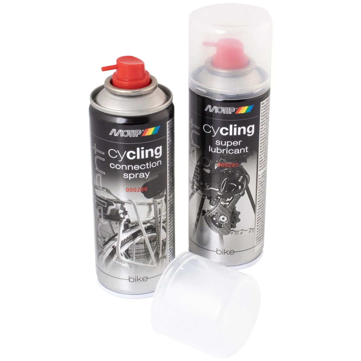 Motip e-bike kontaktspray og supersmøremiddel 200ml 000286/000293