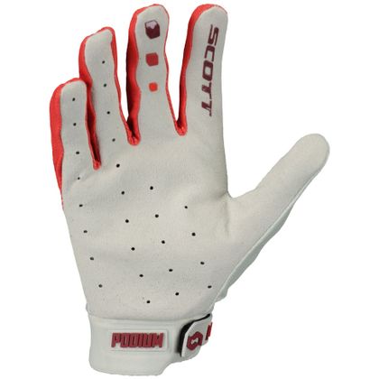 Gants cross Scott PODIUM PRO 2024 - Rouge / Gris