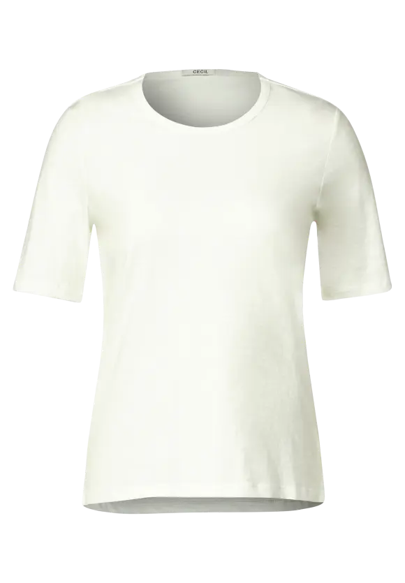 Basic T-Shirt - vanilla white