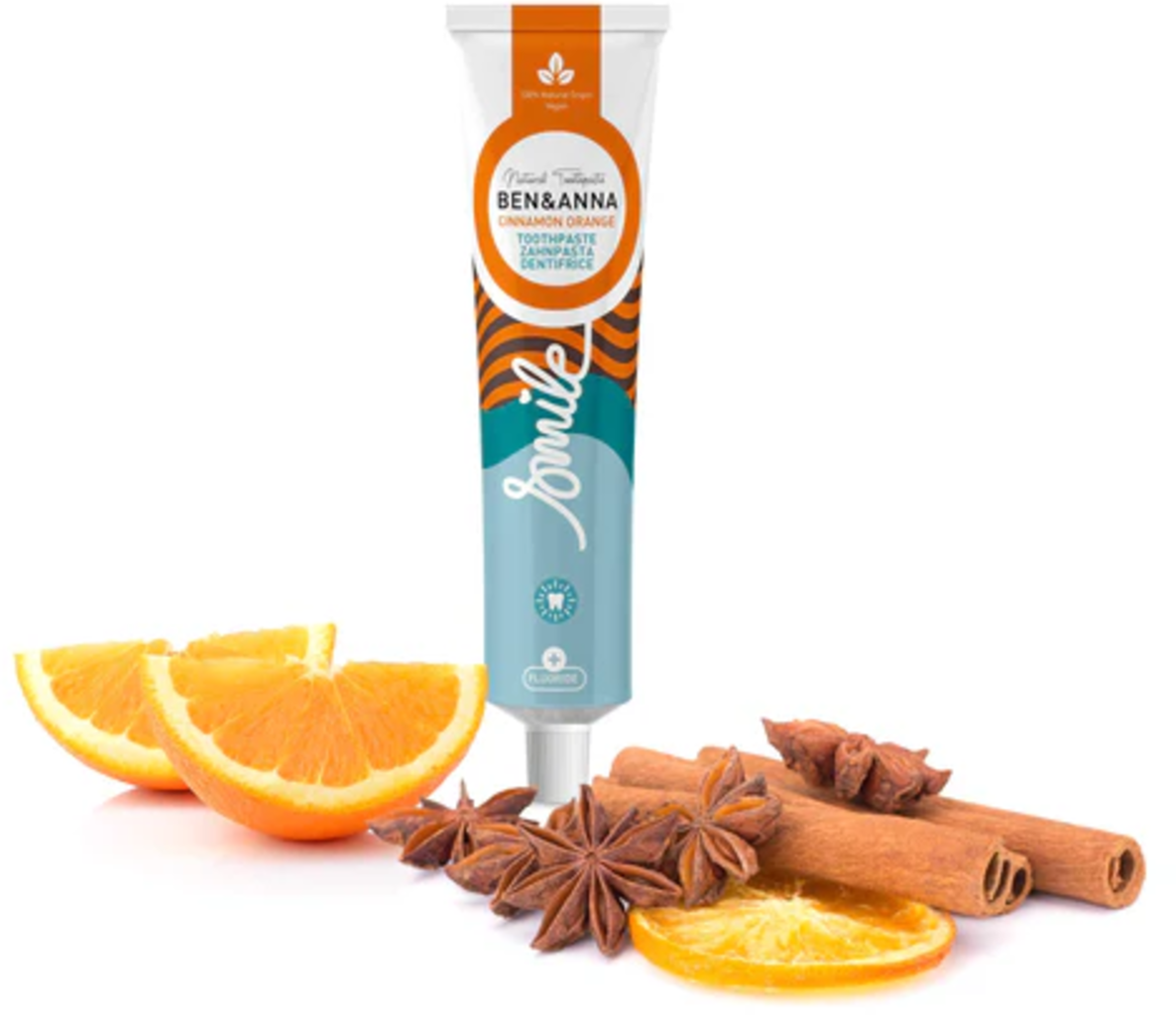 BEN & ANNA  Zahnpasta Cinnamon Orange, 75 ml