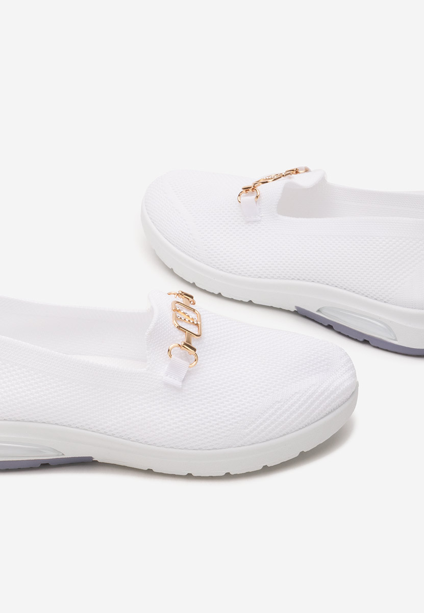 Mocassins femme blancs Ivaira