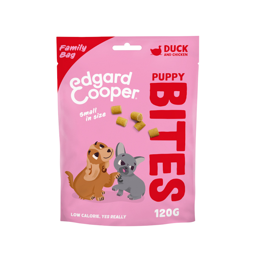 Edgard & Cooper Mini Petiscos de Pato e Frango para Filhotes - Pacote