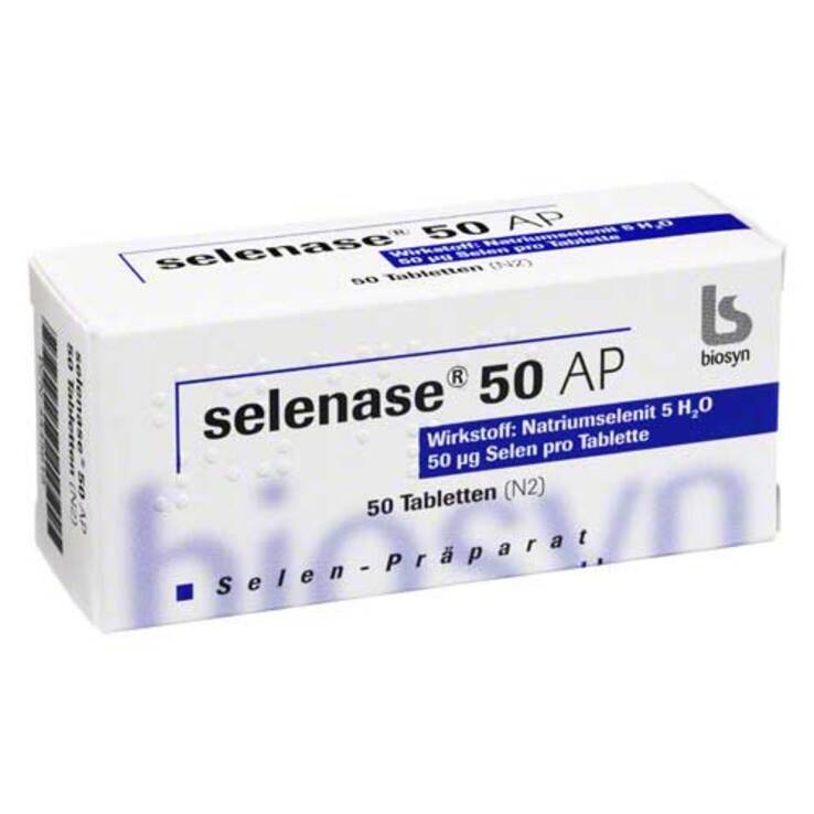 Selenase 50 AP Tabletten, 50 St