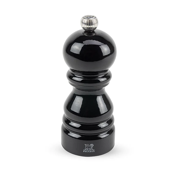 Moulin à sel Paris manuel laqué 12 cm hêtre u'select noir Peugeot