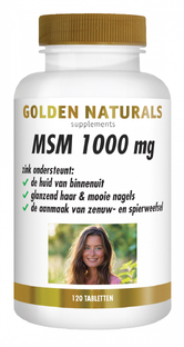 Golden Naturals MSM 1000 mg Tabletten 120TB
