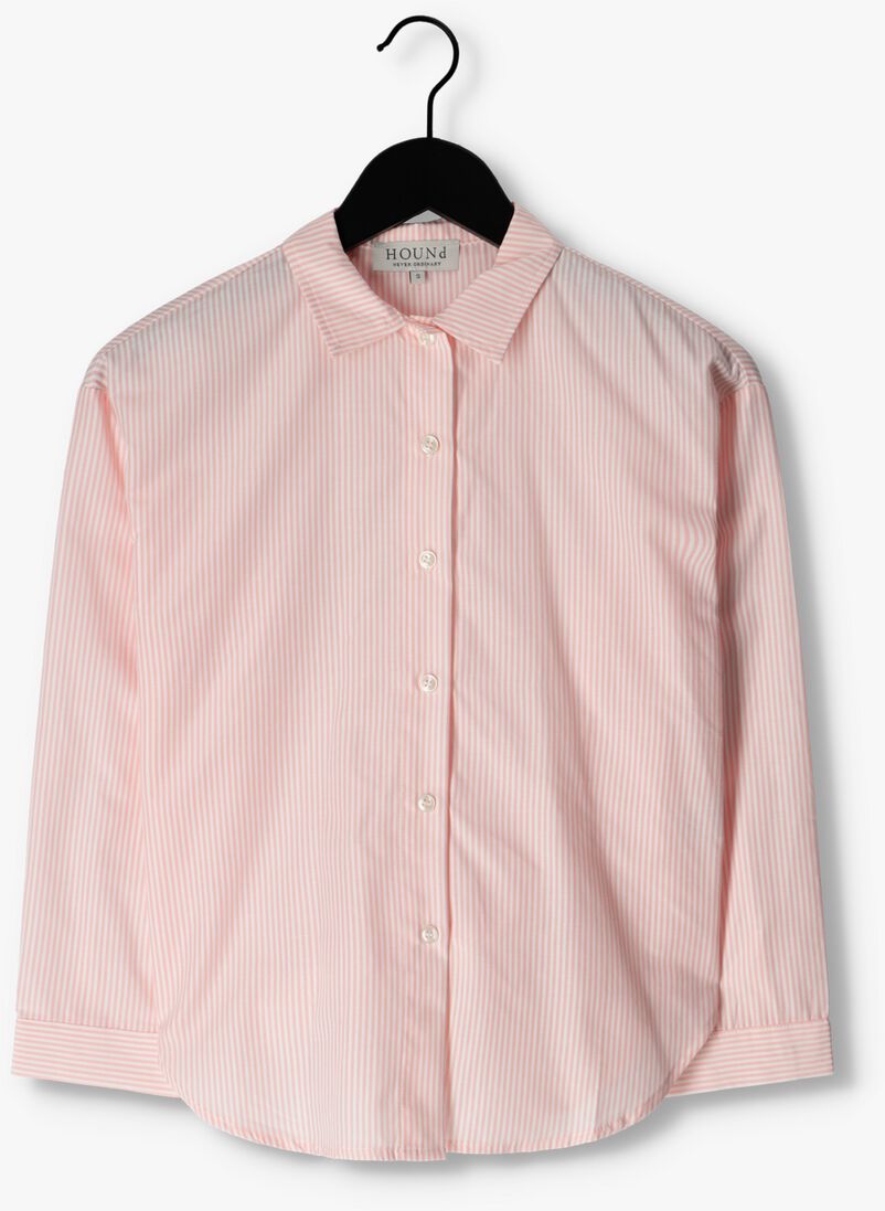 HOUND lichtroze hound blouse stripe shirt