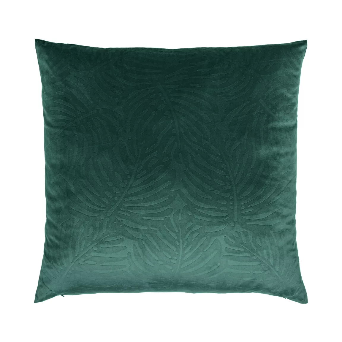 Coussin carré velours (60 x 60 cm) Fern Vert sapin
