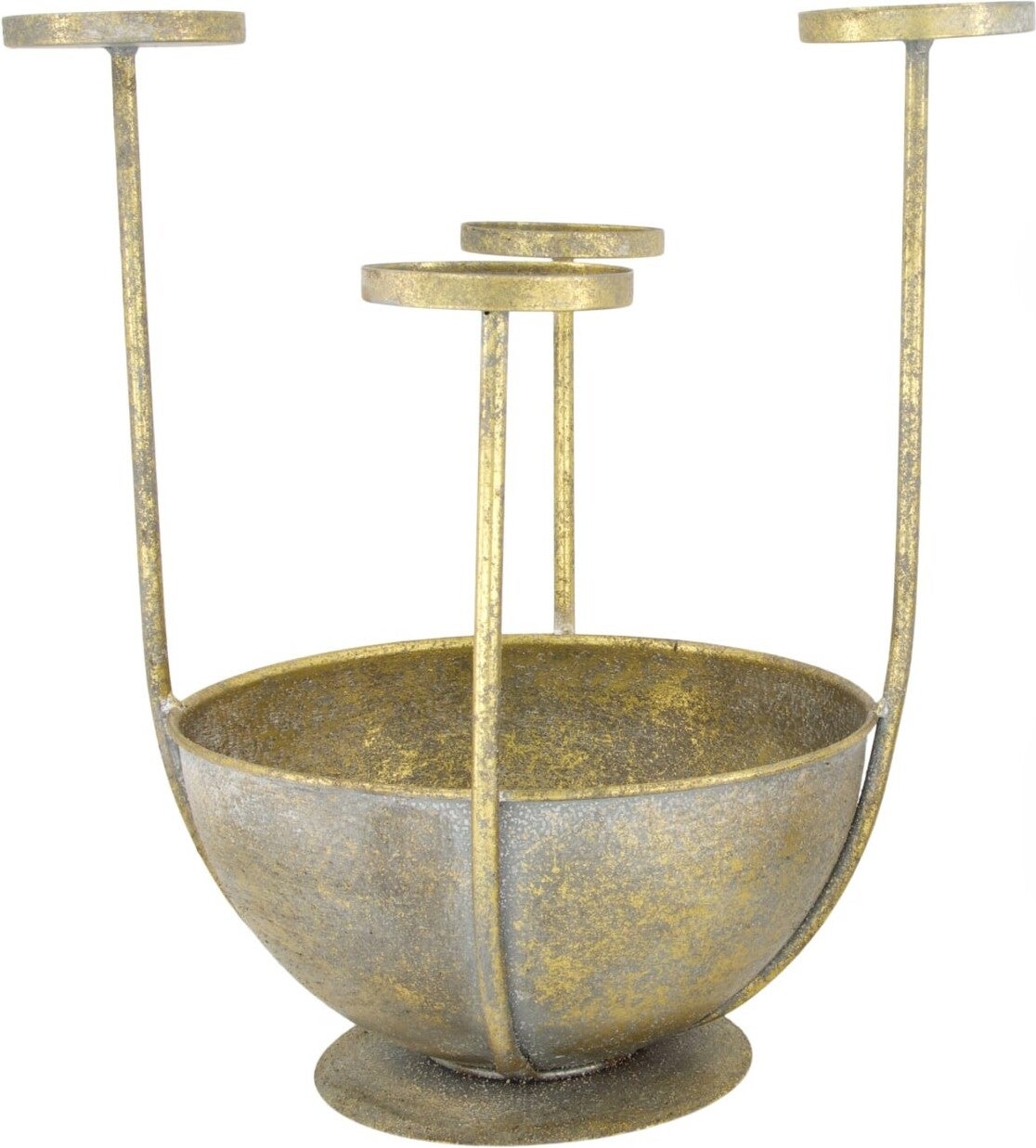 Dijk Natural Collections kandelaar Sol goud D 35 H 37 cm