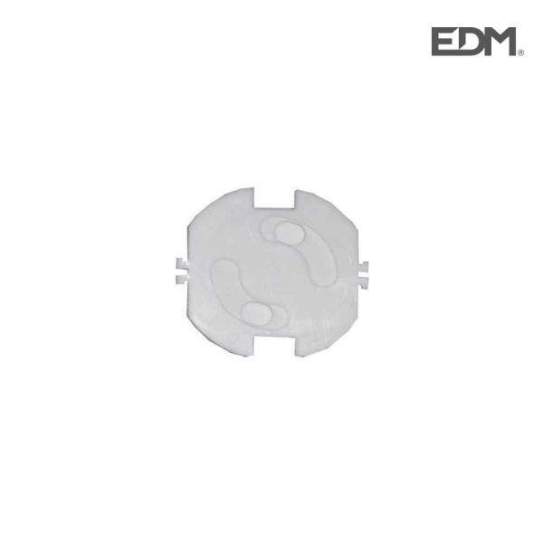EDM Protectores de Tomadas Giratórias Base T/tl (10 Unidades) - ELK04000