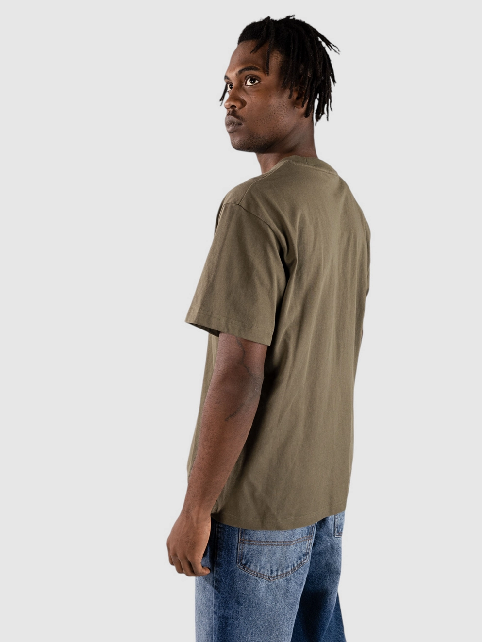Pass Port Yearbook Logo T-Shirt olive
