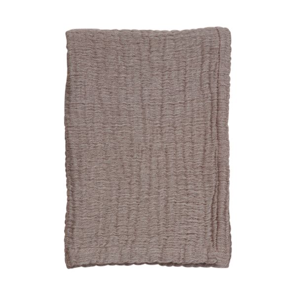 Mies & Co Mousseline Ledikantdeken Dark Brown 110 x 140 cm