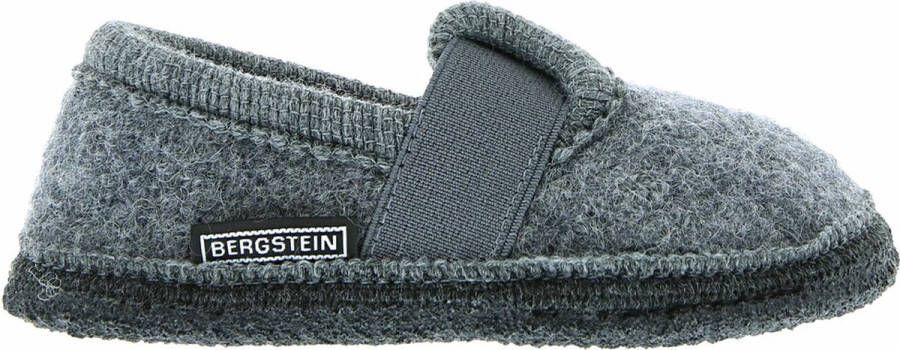 Bergstein kids pantoffels Grijs Wol Effen 22