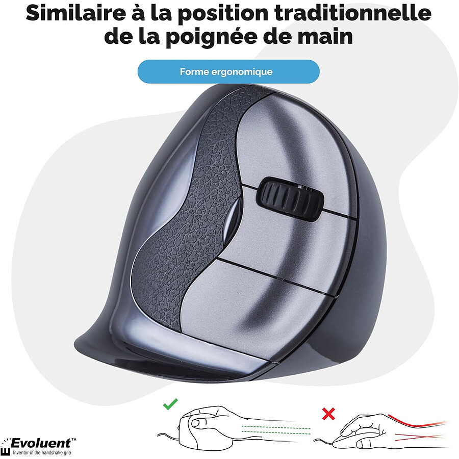Evoluent VerticalMouse D Wireless Small