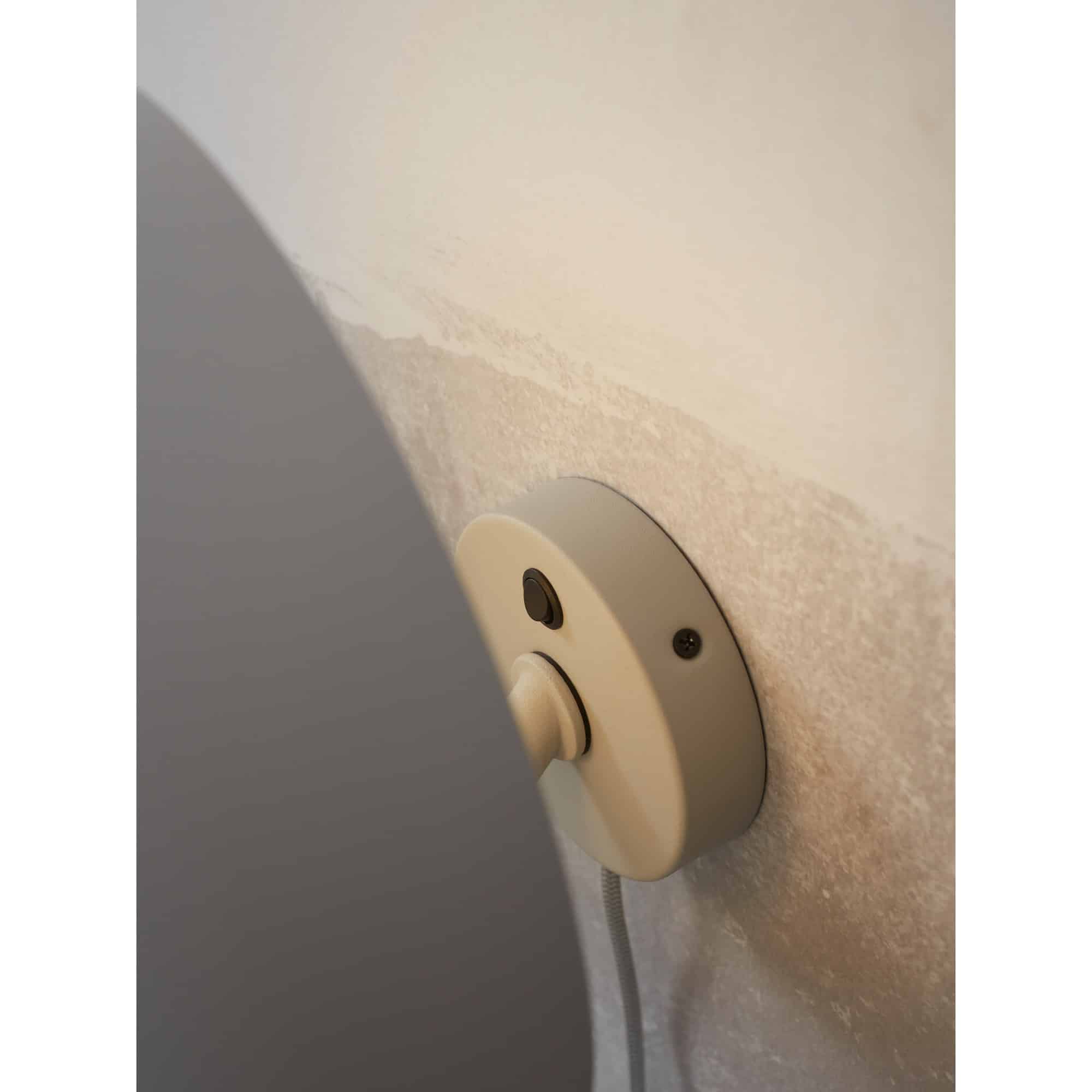 it's about RoMi Wandlamp Porto - Grijs - Ã25cm