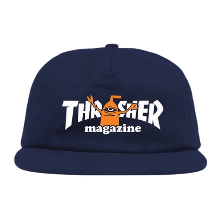 Thrasher Cap Toy Machine Sect Snapback Black