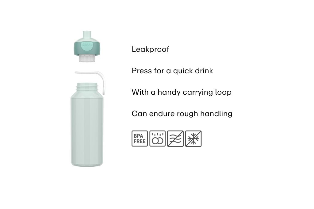Mepal Campus Pop-up 400 ml drinkfles - Cool pink