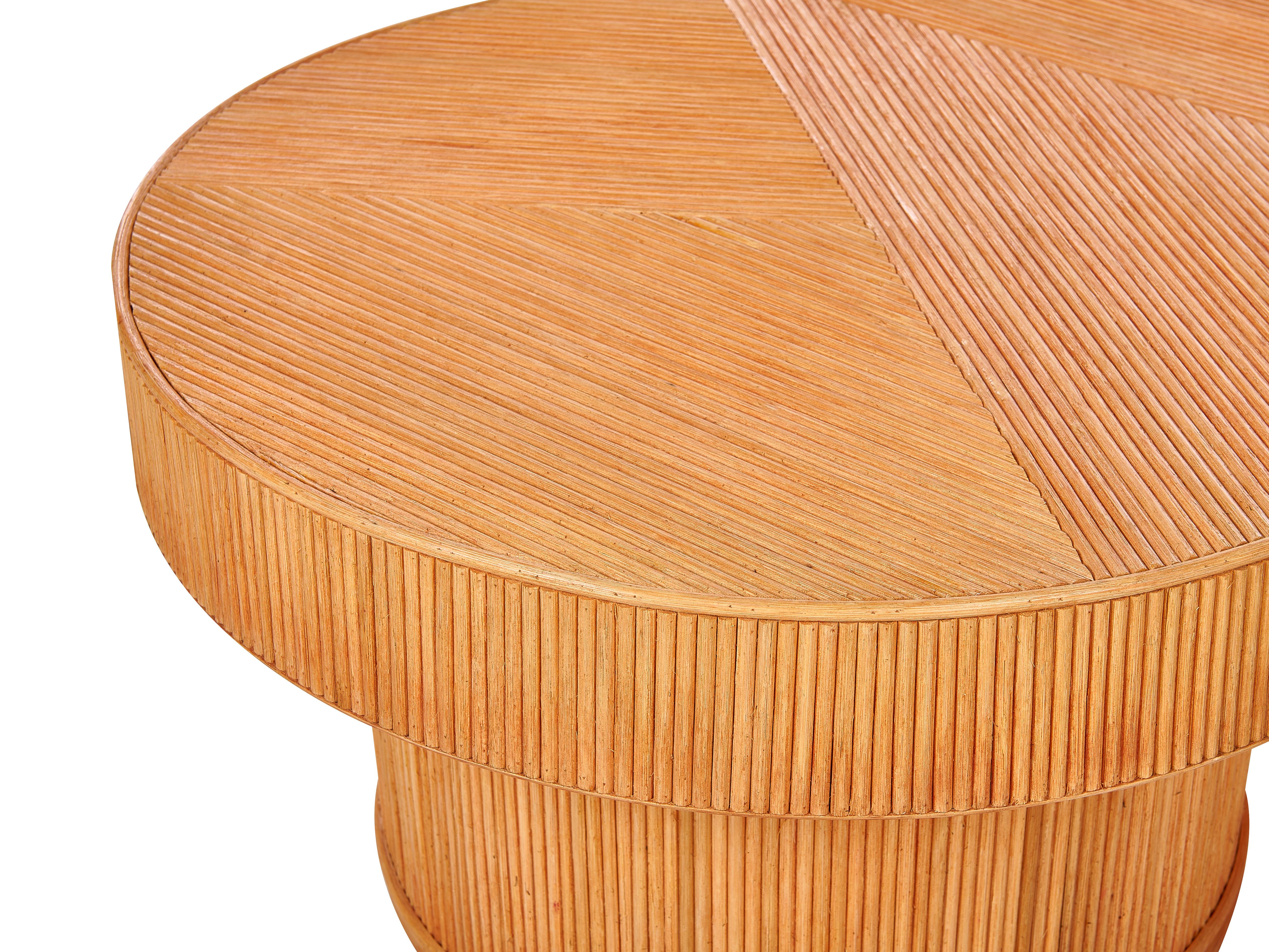 Tuin salontafel AIROLE 150 cm 70 cm Rotan Bruin