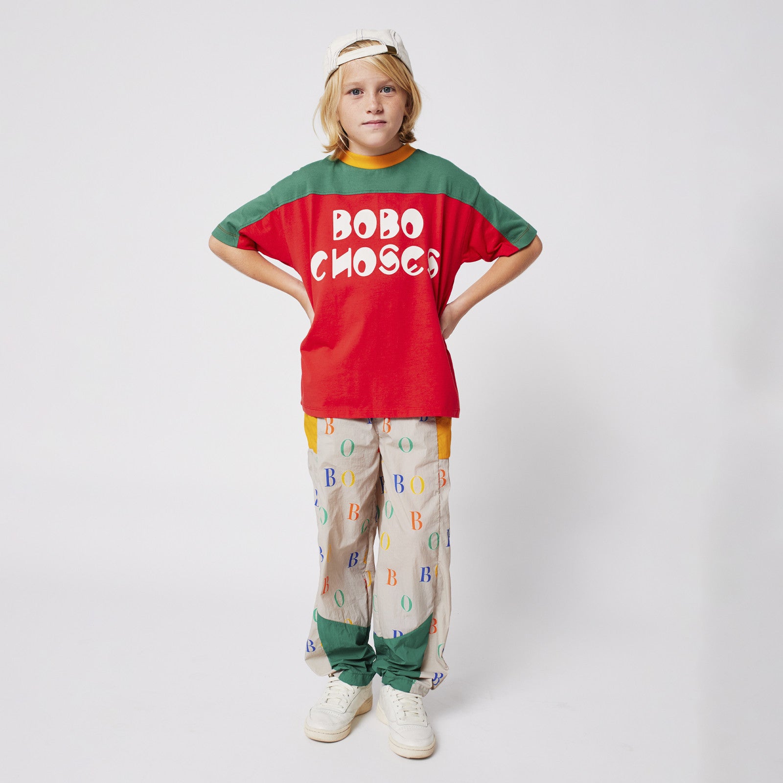 T-Shirt Bobo Choses Color Block Multicolor