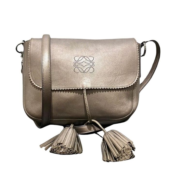 Loewe Vintage Loewe Crossbody Bag Brown
